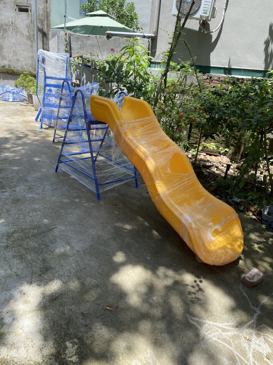 Cầu Trượt đơn cho bé mầm non