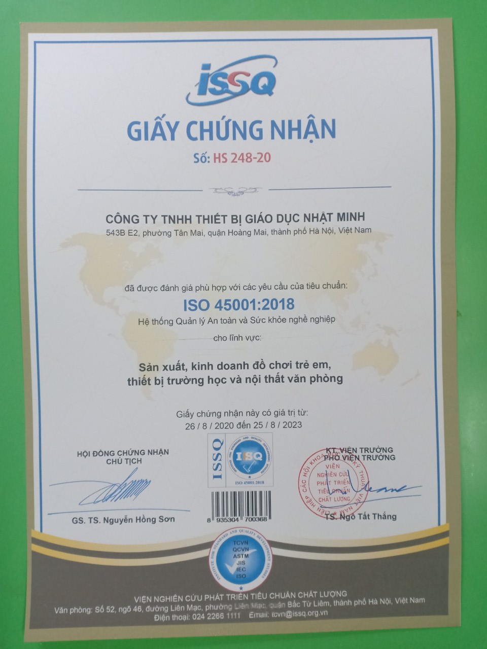 THIẾT BỊ TRƯỜNG MẦM NON