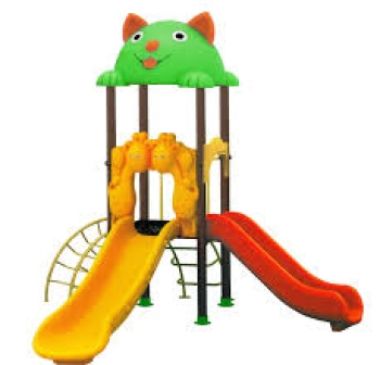 1 khối  2 cầu trượt